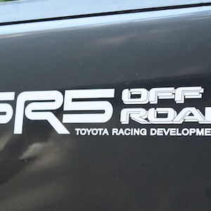 SR5 Offroad Toyota Racing Development Tacoma Tundra 4Runner Bed Tailgate Decal (2x) TRD Sport Stripe Multi-Color Vinyl Sticker