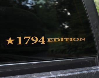 2x TRD 1794 Edition Tundra Tacoma Bed Tailgate Decal Stripe Multi-Color Vinyl Sticker