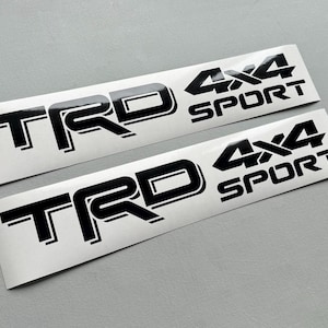 TRD 4x4 Sport Tacoma Bed Tailgate Decal (2x) TRD Offroad Sport Stripe Multi-Color Vinyl Sticker