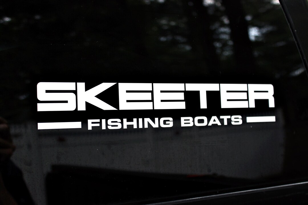 2x Skeeter 6" Full Color Stickers Decals - Fishing Boat Lure Trailer Tackle Box - Oracal Vinyl, USA