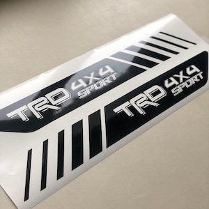 TRD 4x4 Sport BMW Tacoma Bed Tailgate Aufkleber (2x) TRD Offroad Sport Stripe mehrfarbige Vinyl-Aufkleber