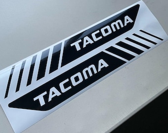 Toyota Tacoma Bed Tailgate Decal (2x) TRD Offroad Sport Stripe Multi-Color Vinyl Sticker