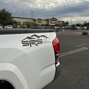 Toyota Tacoma SR5 Mountain Bed Tailgate Decal (2x) TRD Offroad Sport Stripe Multi-Color Vinyl Sticker