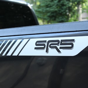 TOoveA Tacoma SR5 Bett Tailgate Aufkleber (2x) TRD Offroad Sport Stripe mehrfarbige Vinyl-Aufkleber