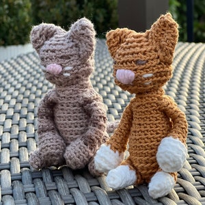 DIY Cat Crochet Kit, Ginger & White Kitten Crochet Kit, Cat Crochet  Pattern, Kitten Crochet Pattern, Amigurumi Cat Pattern, Amigurumi Kitten 