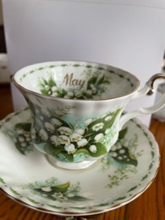 Royal Albert Flowers of the Month Series Lily of the Valley Etsy