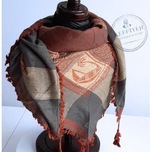 Gifts Palestine, Shemagh Scarf, Poncho Towel, Birthday Present, Family Gift, Mother Gifts, Housewarming Gift, Son Gift Scarf