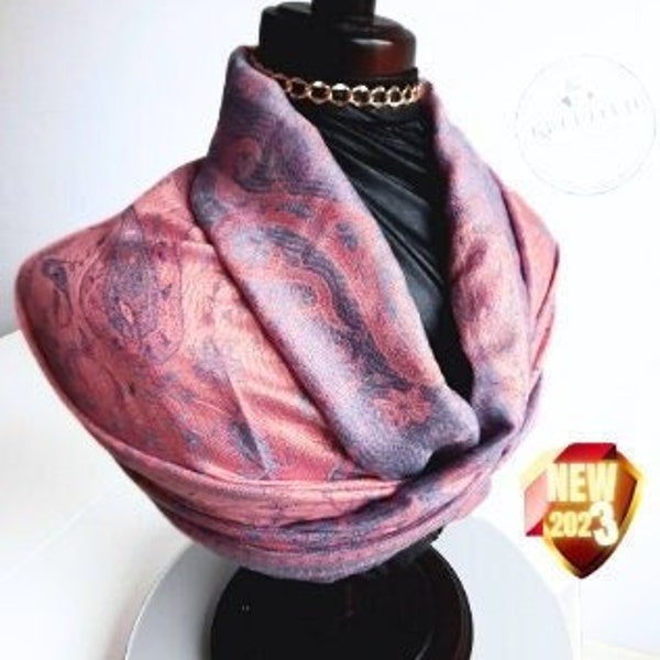 Headband Aqeeq Ring Keffiyeh Dress Yemeni Pink Keffiyeh Pink Tribal Shemagh Pink scarf Pink shawl hand knit yarn cable knit