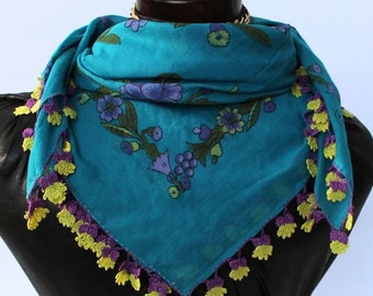 Keffiyeh Scarf Shawl Pin Scarves  Yemeni Turban Shemagh Men Scarf Crochet Pattern Cotton Candy Headbands Women Poncho Men Pashmina Rave Face