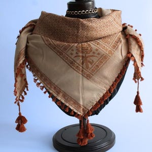 Middle Eastern Scarf, Palestine Dress, Meditation Bowl, Keffiyeh Kaffiyeh Shemagh, Unisex Face Mask, shemagh, kufiya, keffiyeh