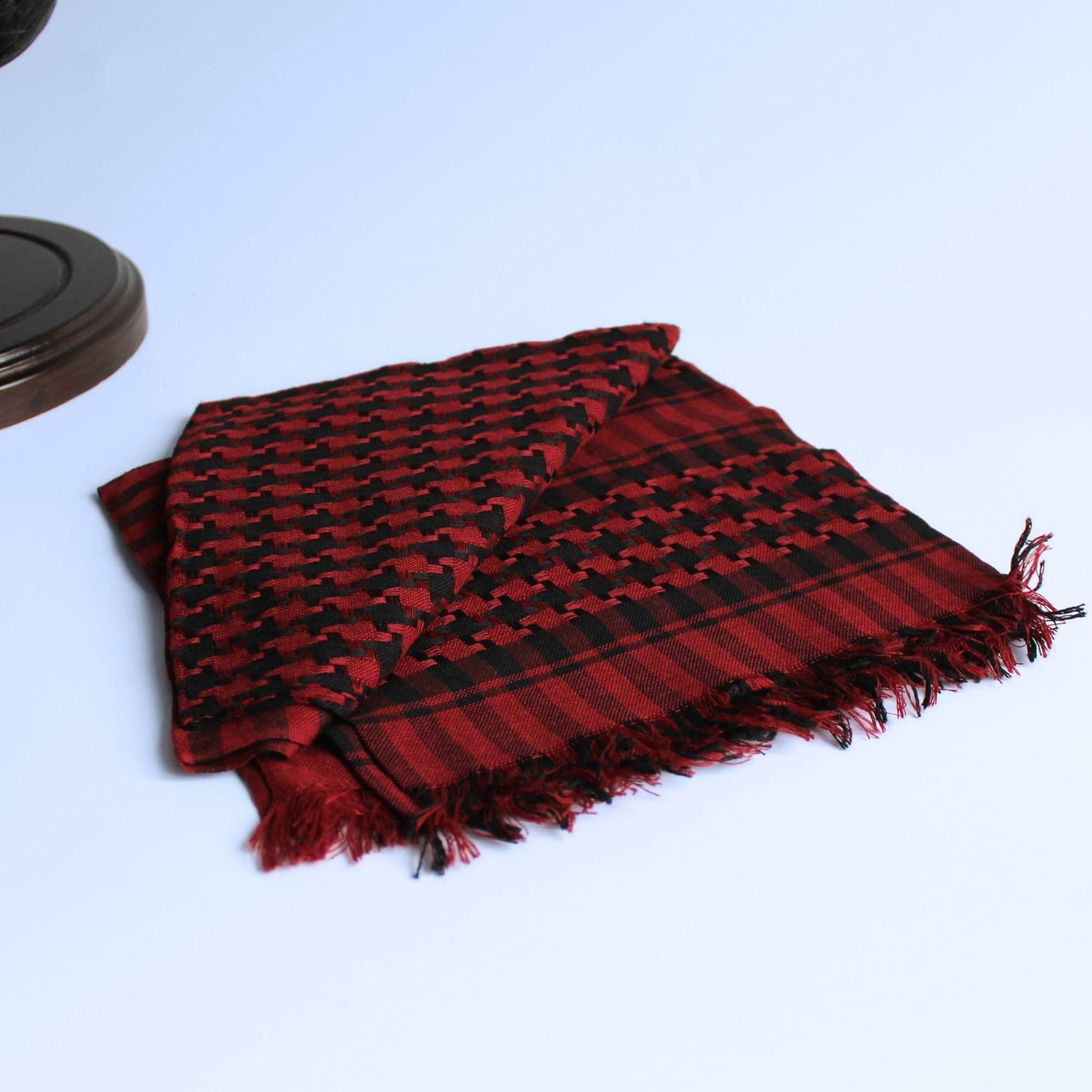 Red Plaid Small, shemagh, bufandas, kufiya, keffiyeh, scarf, palestine, bufandas , shawl cotton, Hatta, Tartan, Jordanian