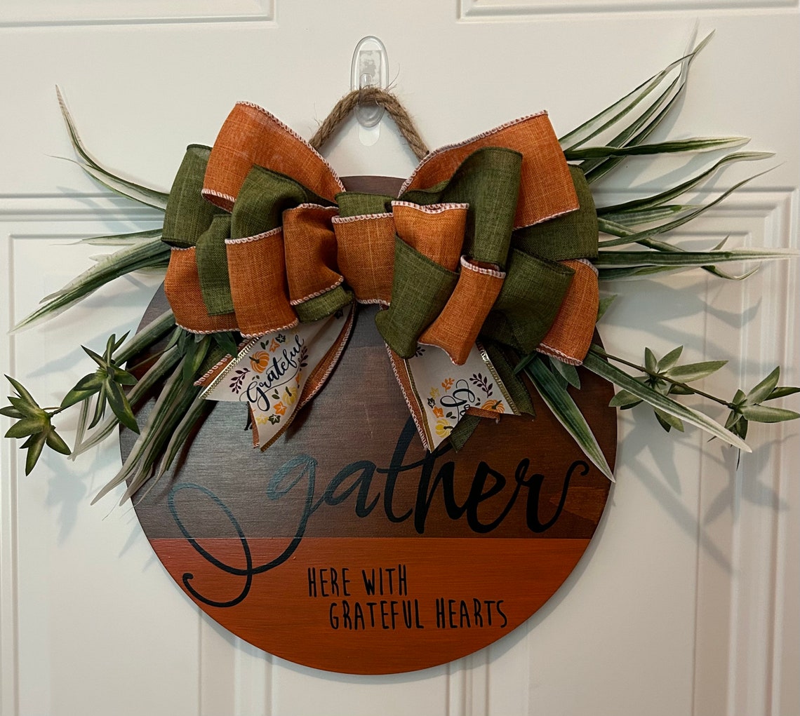 Gather Here With Grateful Hearts - Etsy