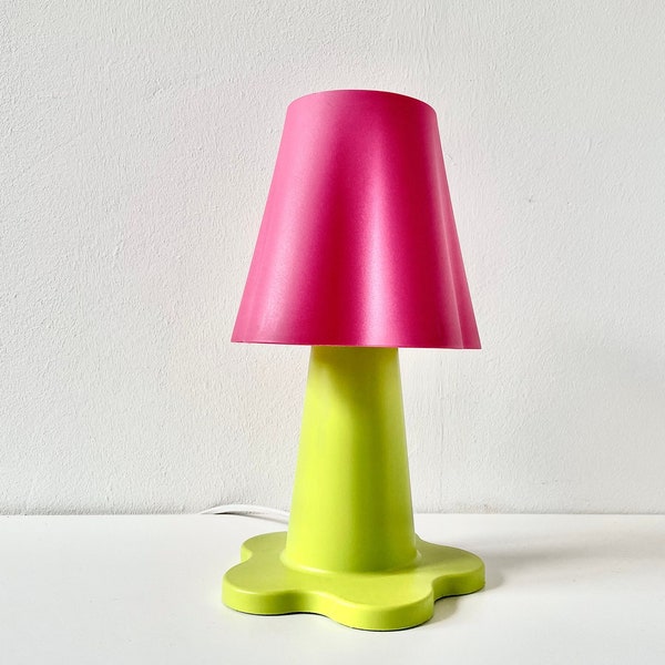 Lampe fleur IKEA vintage, lampe tulipe mignonne, lampe de table champignon, lampe de chevet rétro des années 90 Y2k, veilleuse bébé lampe tulipe rose, cadeaux pour tout-petits