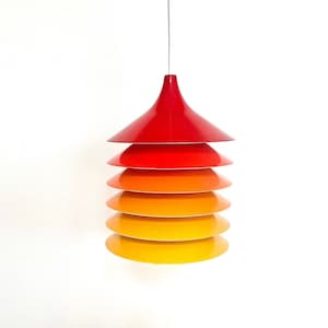 Vintage 1980s Ikea Pendant Light Duett | Bent Boysen Scandinavian Design | Mid Century Modern Small Kitchen/Dining Room Ceiling Hanging Lamp