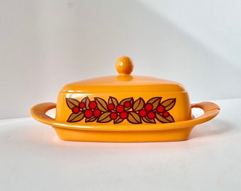 70s Butter Dish EMSA West Germany Space Age Design Plastic Serving Tub Retro Melamine Serveware Mid Century Modern Vintage Kitchen Gift