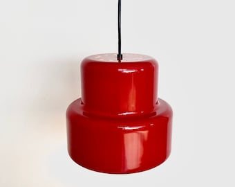 Fantastische 1970er Jahre Fog & Mørup Poker Mini Hängelampe, Design Jo Hammerborg. Mid Century Modern Pendelleuchte, Dänisches Vintage Design Space Age