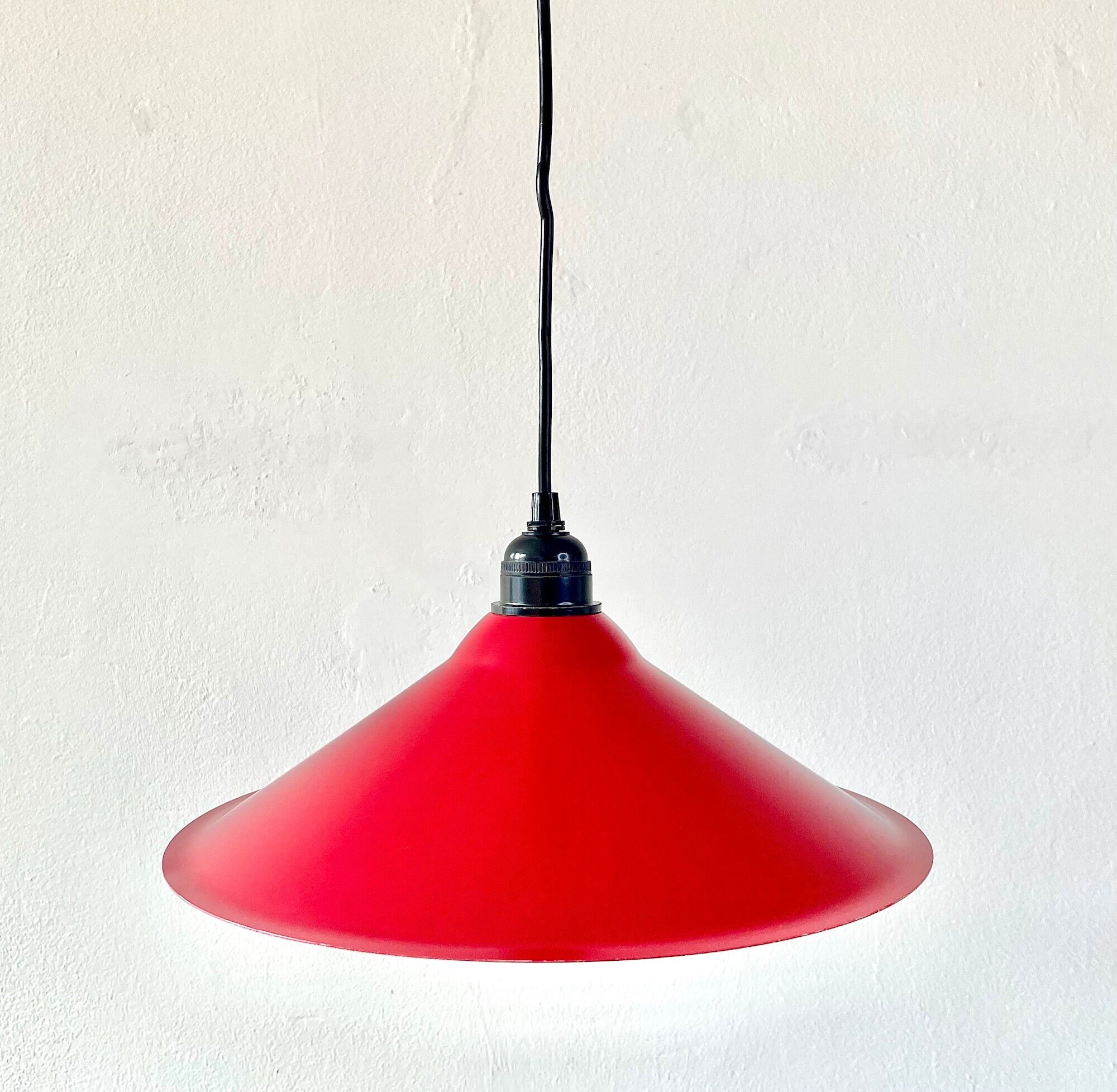 Vintage 80s IKEA Pendant Light, Postmodern Ambient Minimalist