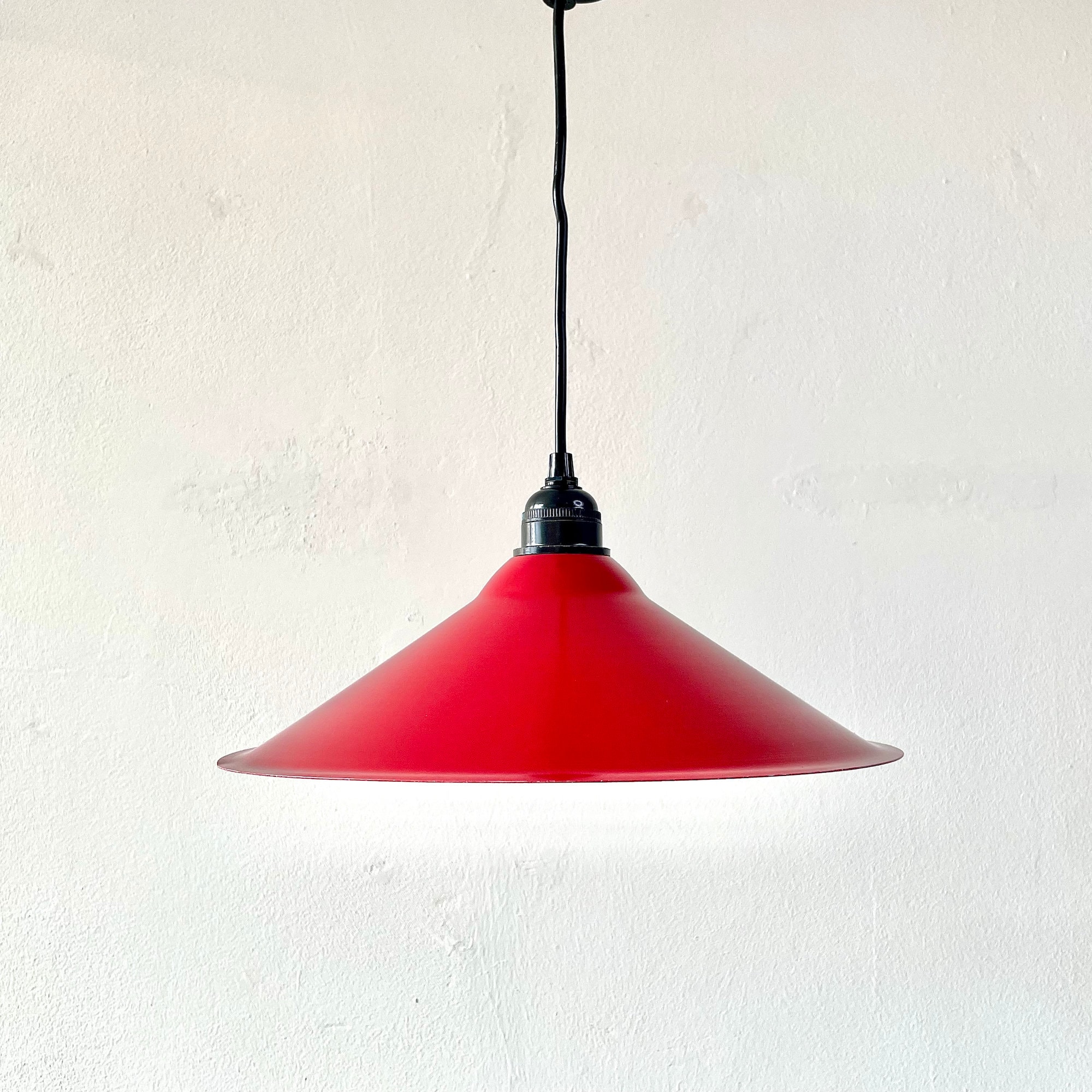Vintage 80s IKEA Pendant Light, Postmodern Ambient Minimalist
