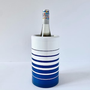 70年代のワインクーラーボトルホルダーヴィンテージスペースエイジデザイン、パティオ冷却テーブルウェアユニークなカップル新築祝いギフト夏プール装飾屋外