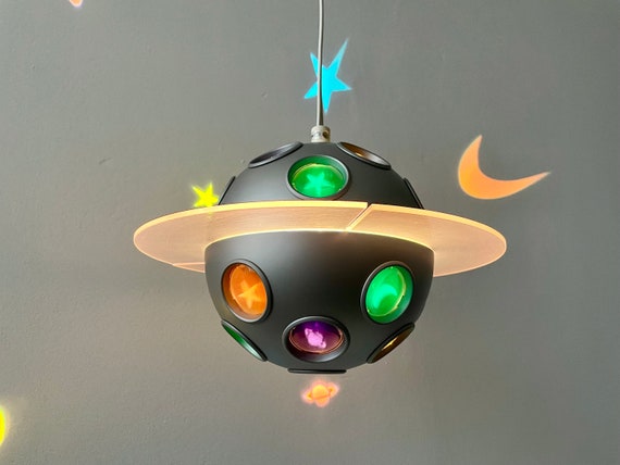 Unique Vintage Galaxy Projector Lamp Ikea Blimp Plug in Hanging