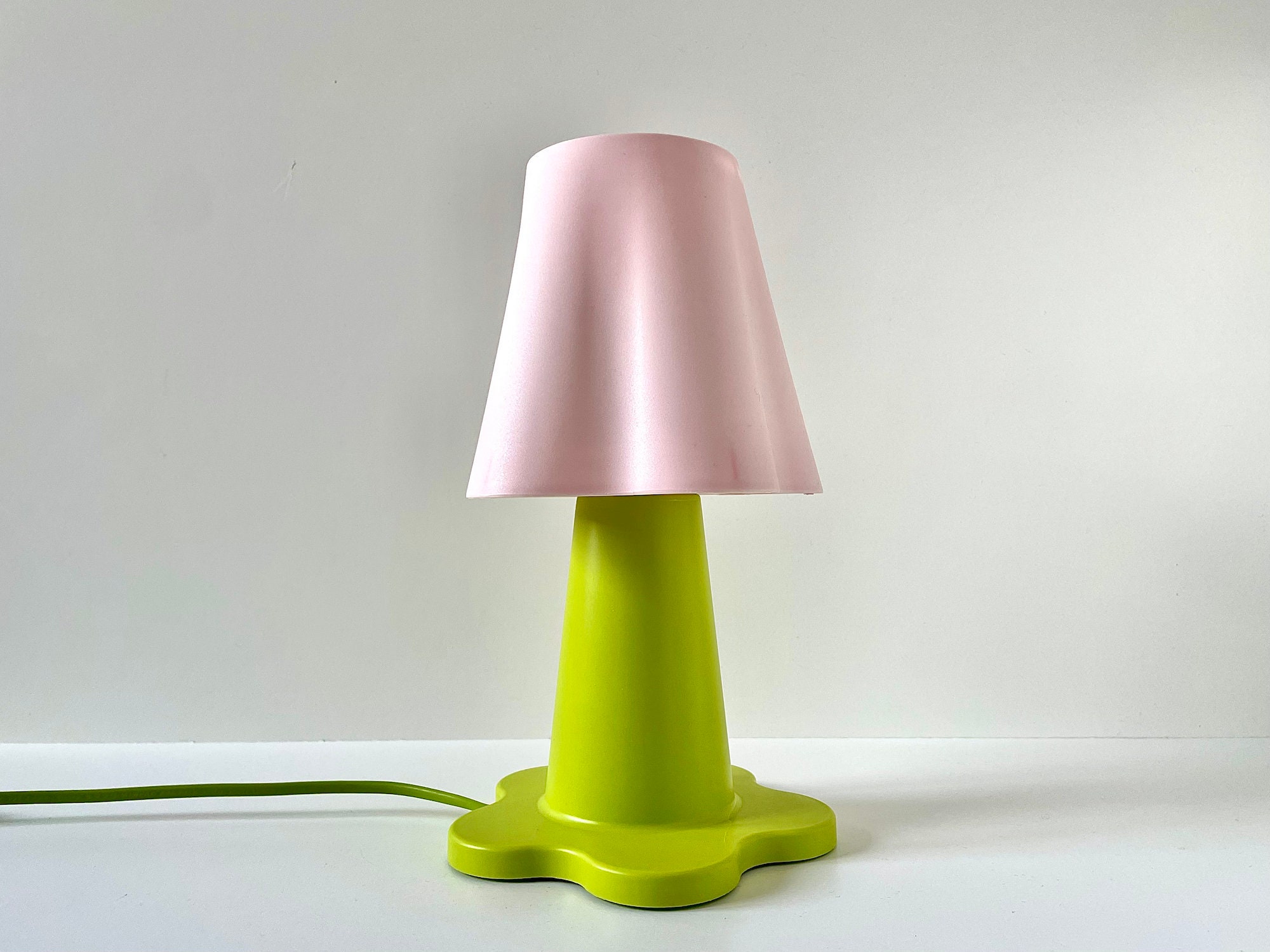 Vintage IKEA Flower Lamp Cute Tulip Lamp Mushroom Table Lamp