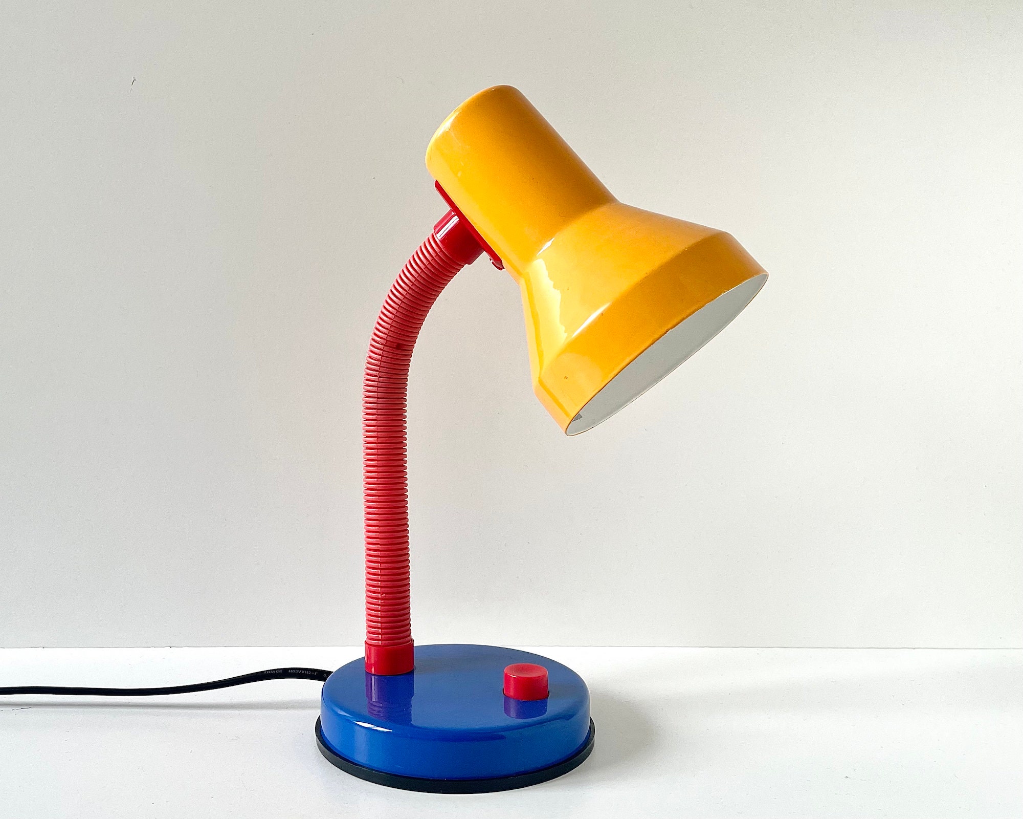 80s Desk Lamp Vintage Table Lamp Postmodern Memphis Retro Bedside Lamp