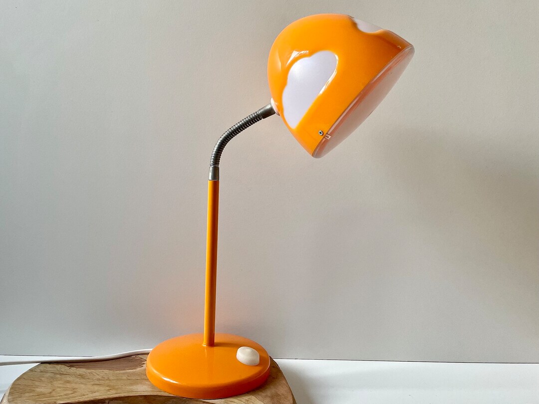 Vintage Ikea Cloud Lamp Skojig Orange Henrik Preutz, Cool 90s Mushroom