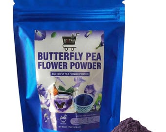 Butterfly Pea Flower Powder: Natural Blue Food Coloring (1.76oz/50g)
