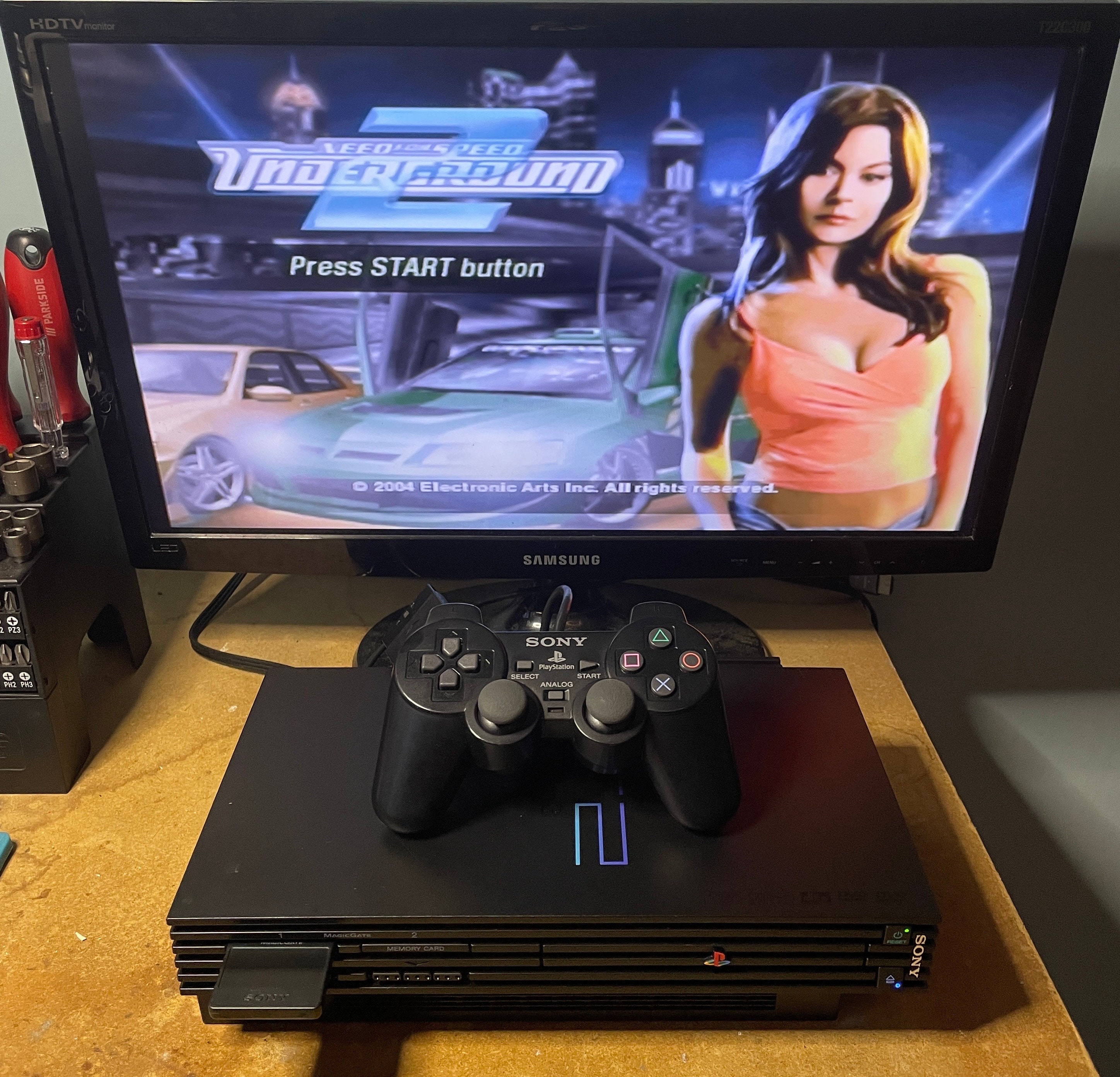 Playstation 2 Chipped 2TB HDD PS1 PS2 Region Free Modbo 5 Refurbished