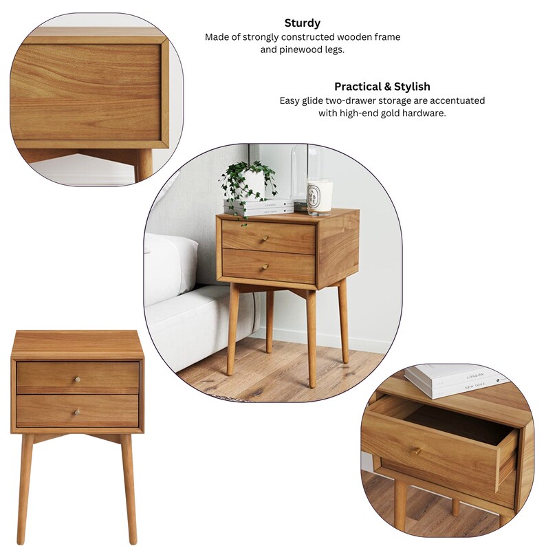 Wooden End Bedside Tablesofa Coffee Tablemodern Floating Etsy