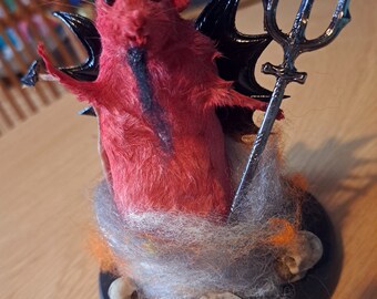 Red Devil Mouse Taxidermy: Oddity Decor With Wings & Skulls - Etsy