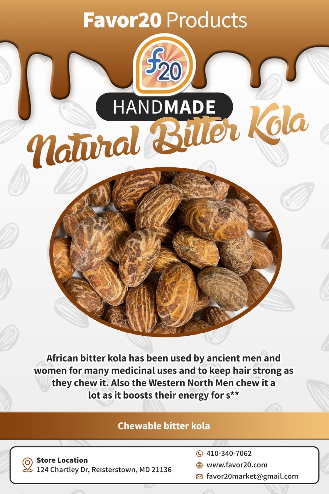 African Bitter Kola Nut Natural Bitter Kola Orogbo Orobo Etsy