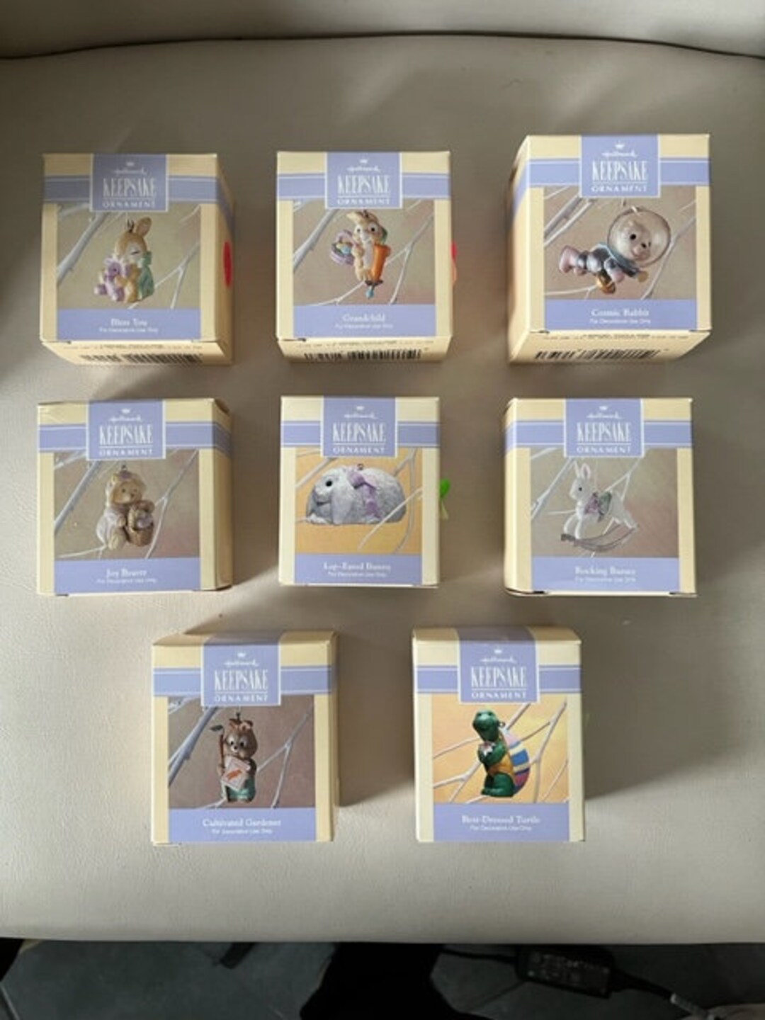 Hallmark Easter コレクターズシリーズ 9個セット Vintage Hallmark Keepsake Easter Ornaments, 1992-1993, New in Box