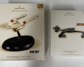 Hallmark Ornament wit stand-U.S.S ENTERPRISE NCC-1701 2009 Klingon Battle Cruiser