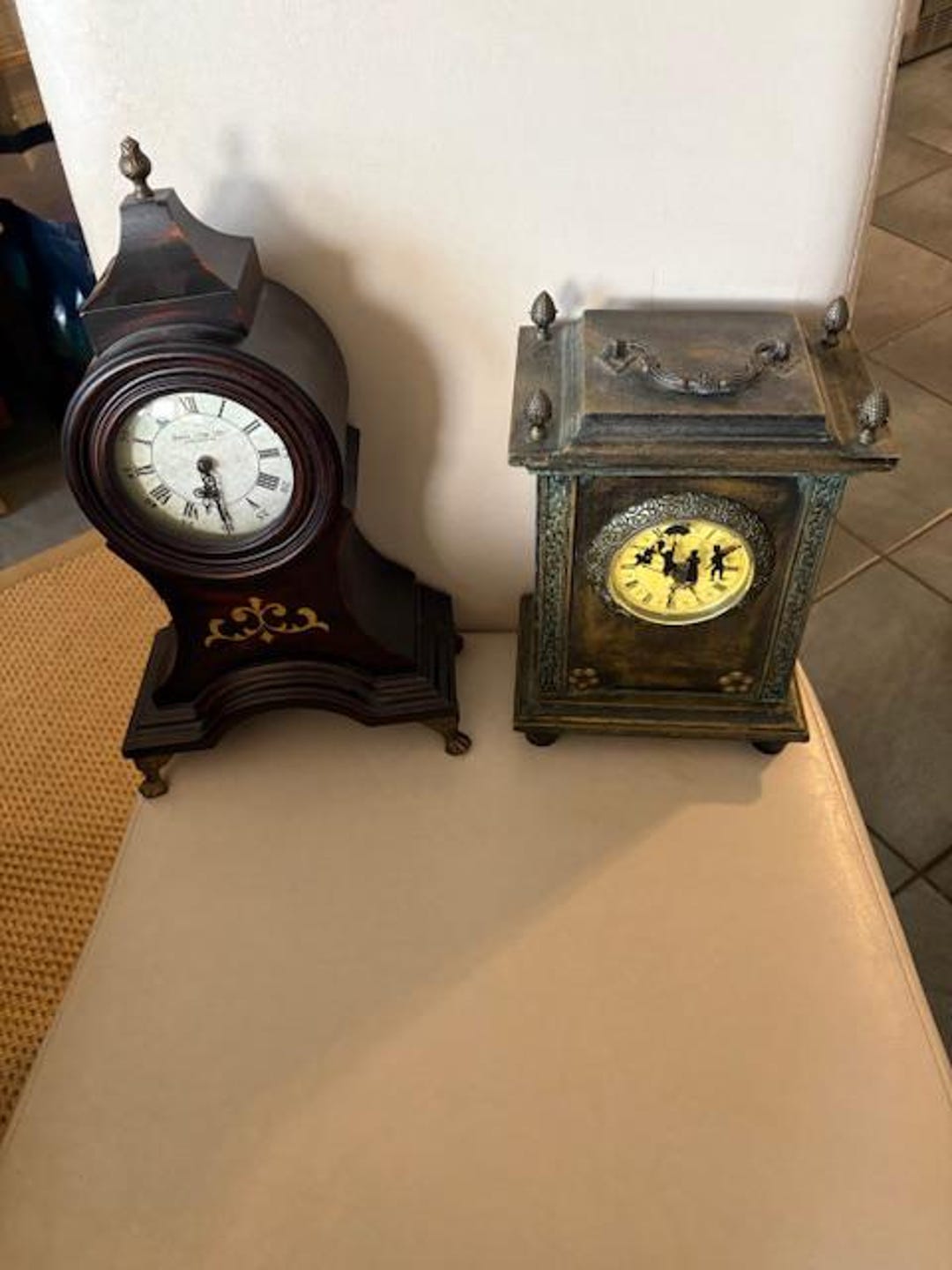 Peter Table Clock Vintage Peter Pan and Smith and Ives Table Clocks- Used, Both Work. - Etsy