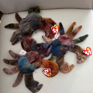 Vintage-Claude-The Crab-Ty Beanie Baby-New with the tags in pristine condition-Birth-09-03-1996. Smoke free home and stored in plastic bins