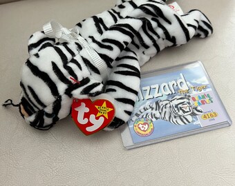 Vintage TY Blizzard Beanie Baby, 1996, Pristine Tags - Etsy