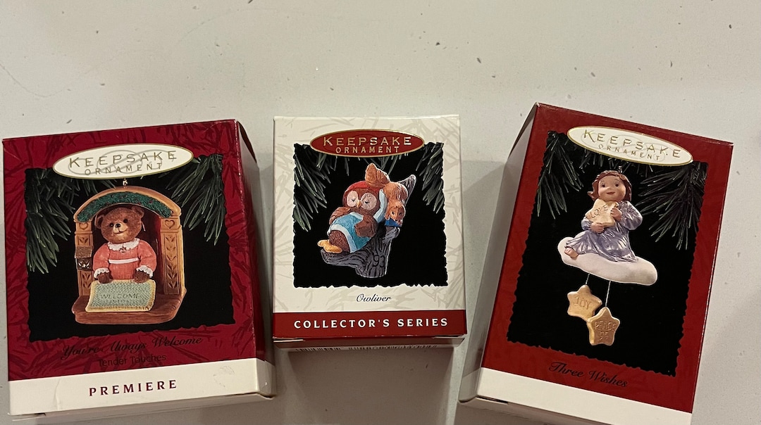 1993 and 1995 Vintage Keepsake Ornaments1993youre Always 1993