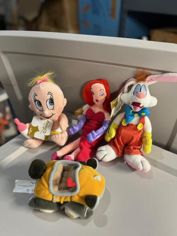 Vintage Rare New Who Framed Roger Rabbit, Jessica,roger,baby Herman & Benny  With Sound. Smoke Free Home /stored in Plastic Bins With Tags. - Etsy
