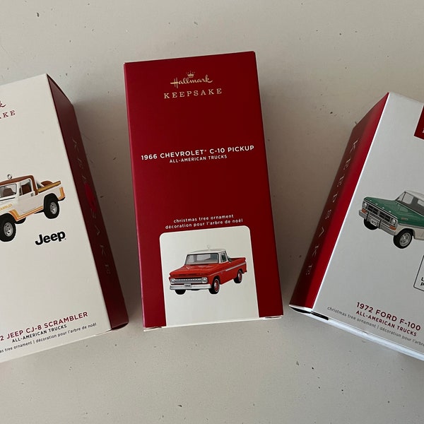 ALL AMERICAN Trucks-2019-1982 Jeep CJ-8 Scrambler;  2020-1966 Chevy C-10 Pickup;  2022-1972 Ford F-100