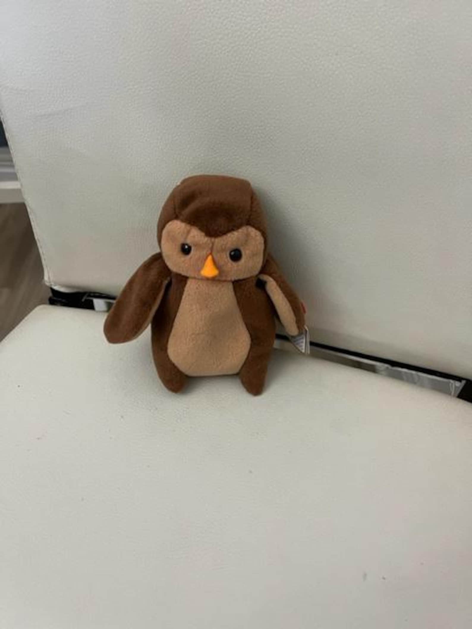 Vintage Hoot the Owl- Ty Beanie Baby- New With Tags in Pristine ...