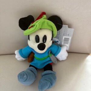 Vintage Mickey Mouse Disney Bean Bag plush with tags new in pristine condition- stored in plastic bins and comes from a smoke free home. bild 2