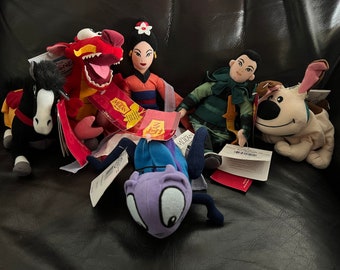New Mulan Disney's Beanie Babies-"Mulan"-1998- Comes from a smoke free home and stored in plastic bins. New with tags in pristine condition.