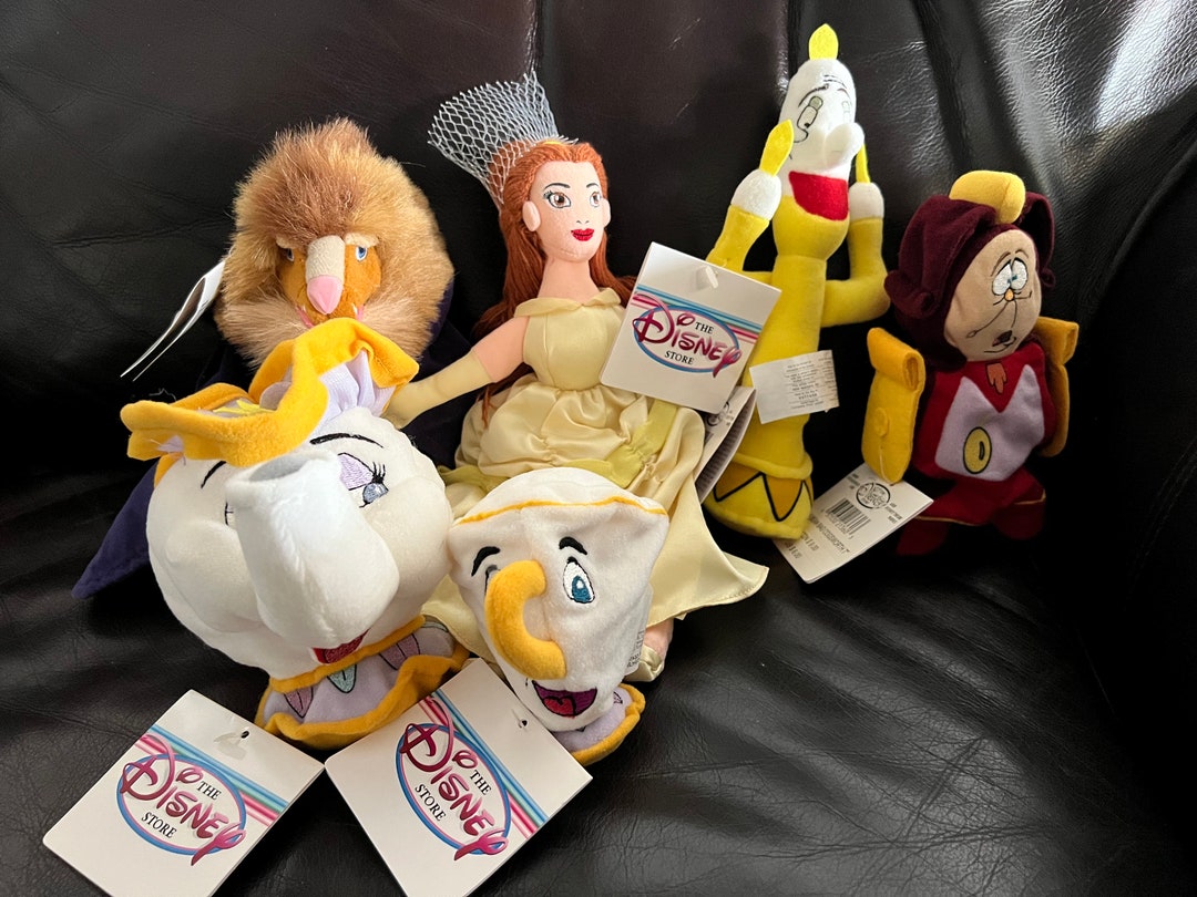 New Pristine Disney's Beanie Babiesbeauty and the Beast Etsy