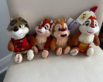 Vintage Chip and Dale Disney Bean Bag Plush – New with Tags