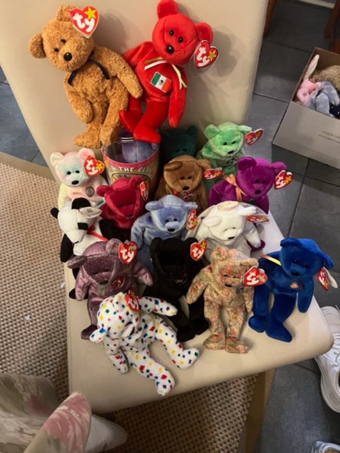 Buy Pristine Ty New Beanie Baby Bears With Tags Some With Errors Online in  India 