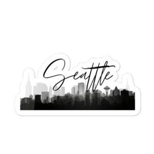 Seattle Washington | Sticker | Water Bottle Sticker | Souvenir