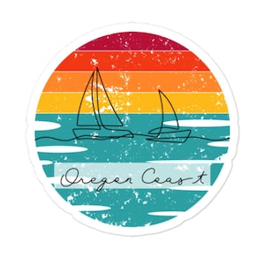 Oregon Coast Sticker | Oregon | Water Bottle Sticker | Souvenir | Travel