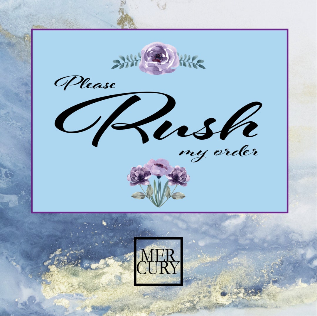 Rush Order by Mercury Jewelry - Etsy