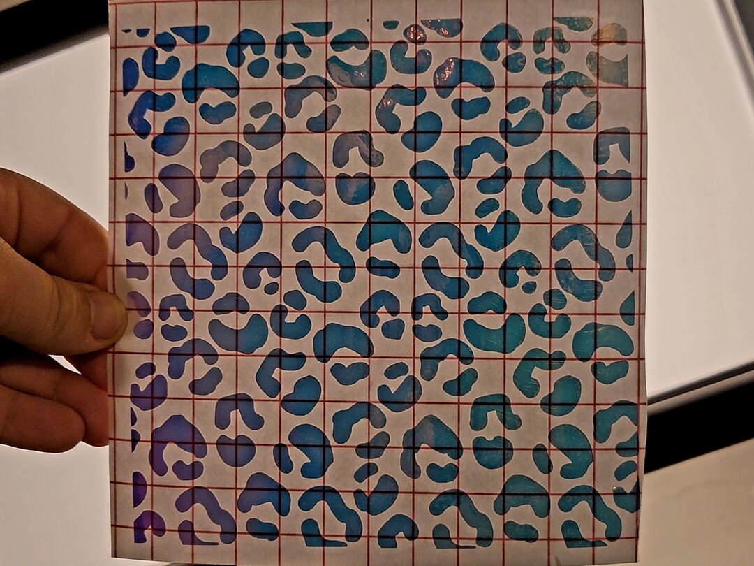 Leopard Print Decal Sheet Decal Sheet Crafting Etsy